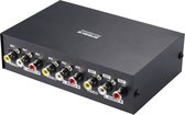 SpeaKa Professional SP-11175216 Composite-switch 2 poorten Met audiopoorten