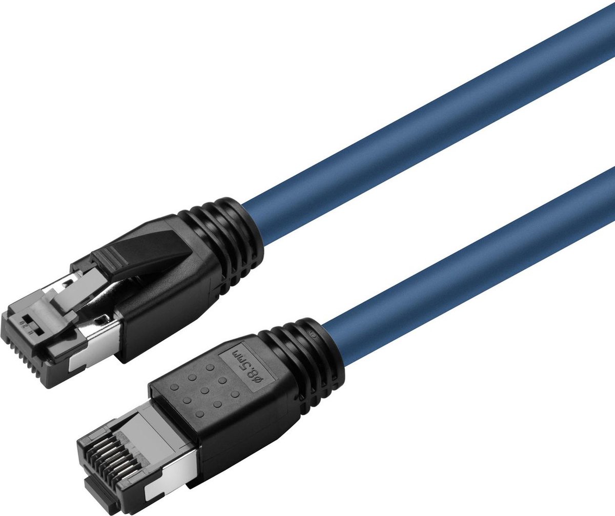 Microconnect MC-SFTP805B netwerkkabel Blauw 5 m Cat8.1 S/FTP (S-STP)