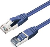 Microconnect SSTP 1M CAT6 LSZH netwerkkabel Blauw
