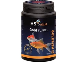 HS-aqua Gold flakes | Inhoud: 1000 ml | Goudvis voer