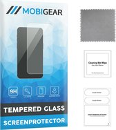 Mobigear Screenprotector geschikt voor Motorola Moto E20 Glazen | Mobigear Premium Screenprotector - Case Friendly - Zwart