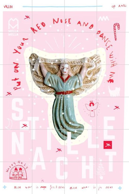 IXXI Stille Nacht - Wanddecoratie - Kerst - 80 x 120 cm