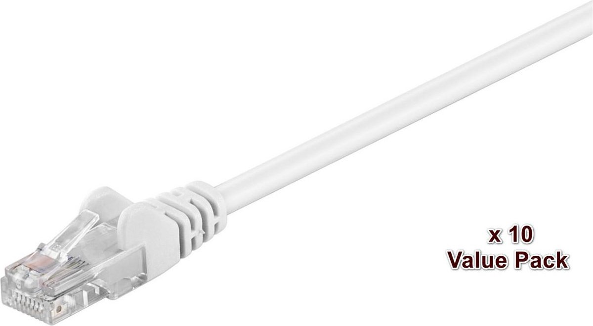 Microconnect V-UTP510WVP netwerkkabel Wit 10 m Cat5e U/UTP (UTP)