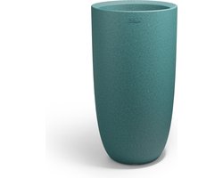 Otium bloempot dubbelwandig Amphora 75 cm turquoise cork