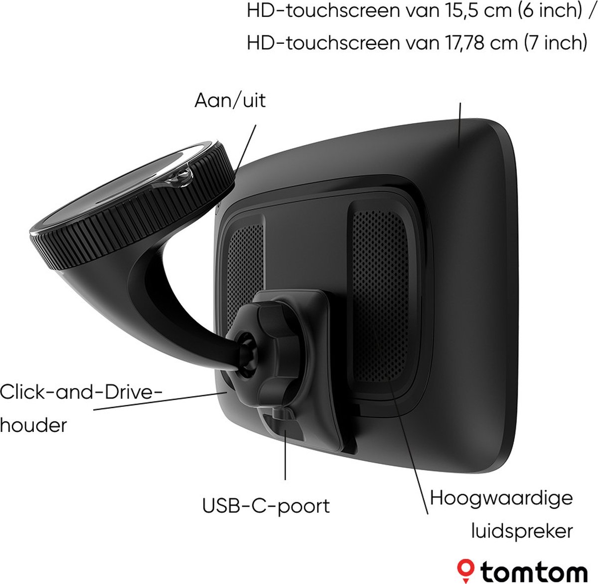 TomTom GO Superior 7 - Autonavigatie - Wereld thumbnail 2