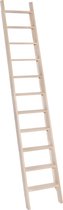 Zoldertrap - 11 treden - Stahoogte 223 cm - Houten ladder - Molenaarstrap - Beuken trap