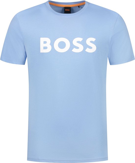 Boss Heren Tshirt Thinking 1 Lichtblauw - Maat M