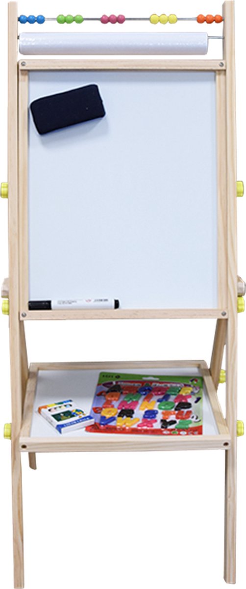 H HANSEL HOE – Whiteboard with Natural Wood Frae – 60X40 c – Bigaart