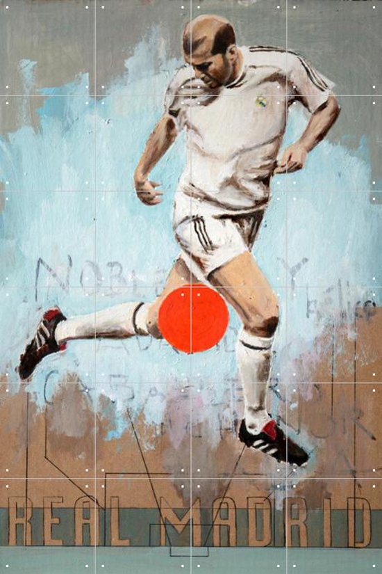 IXXI One Love Real Madrid - Wanddecoratie - Grafisch Ontwerp - 80 x 120 cm