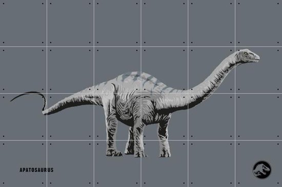 IXXI Apatosaurus - Wanddecoratie - Kinderen - 120 x 80 cm