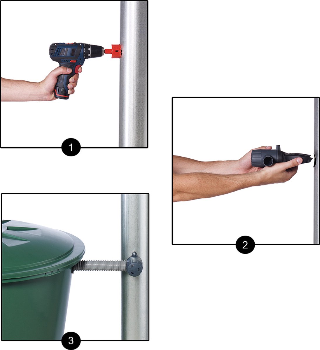 Garantia Collecteur d'eau de pluie Rapido DN 70-100