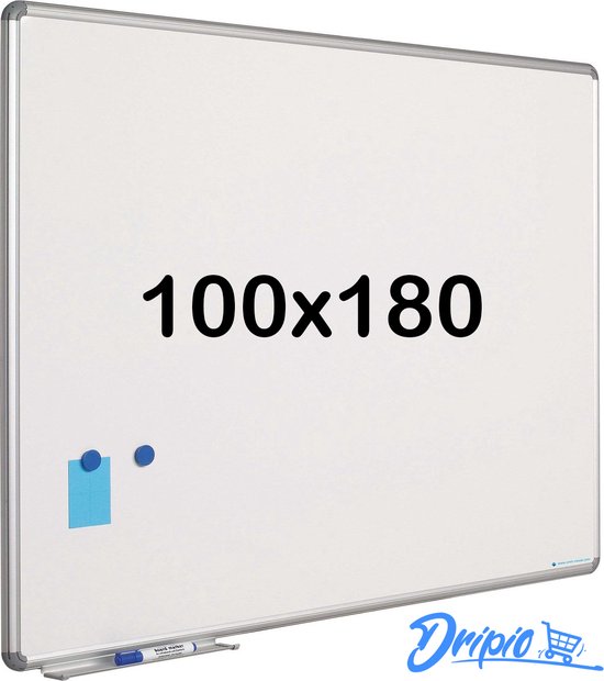 Whiteboard 100x180 Cm Emailstaal Magnetisch Magneetbord whiteboard-100x180-cm-emailstaal-magnetisch-magneetbord
