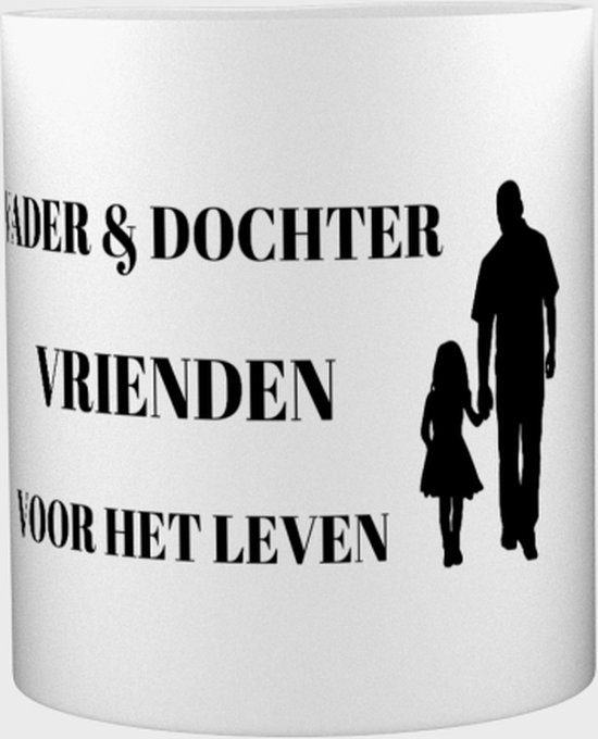 Akyol vader en dochter vrienden voor het leven Mok met opdruk vriend