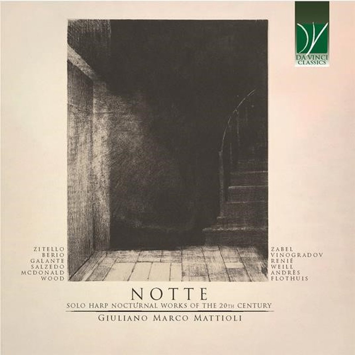 Giuliano Marco Mattioli - Notte: Solo Harp Nocturnal Works Of The 20th Century (CD)