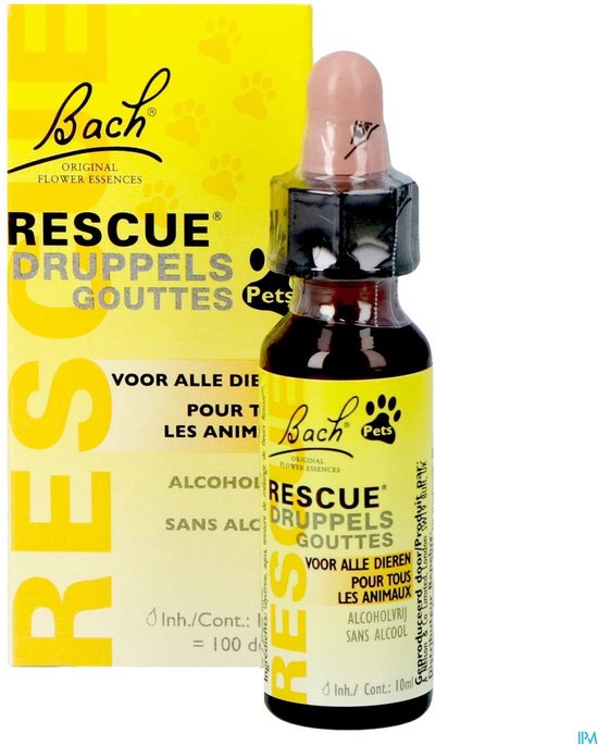 Bach Rescue Remedy Pets Druppels - Dieren Antistressmiddel - 10 ml