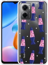 Cazy Hoesje geschikt voor Xiaomi Redmi 10 5G Lavalampen