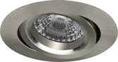 LED inbouwspot Mika -Rond RVS Look -Extra Warm Wit -Dimbaar -3W -Philips LED