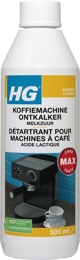 HG koffiemachine ontkalker melkzuur 500ml