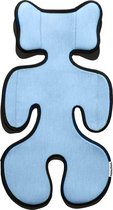 Hamilton by Yoop Coussin de poussette bleu marine - Coussin de siège de poussette respirant - Coussin de protection contre la sueur et les taches - Insert de poussette lavable