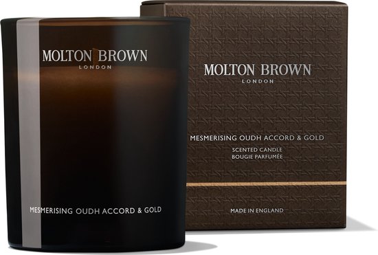 MOLTON BROWN - Mesmerising Oudh Accord & Gold 1 Wick Candle - 190 gr - Geurkaarsen