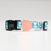 Lindo Dogs - Touch - Collier de Luxe pour chien - Rose - S - (30 - 44 cm x 1,5 cm)