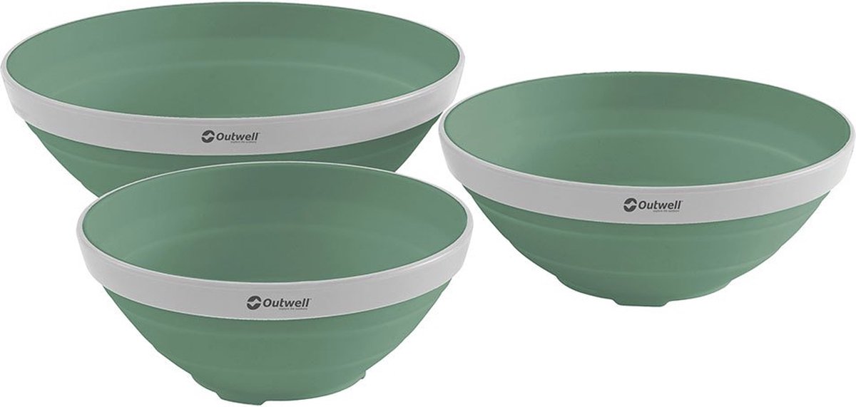 Outwell Opvouwbaar Set Kommen Groen