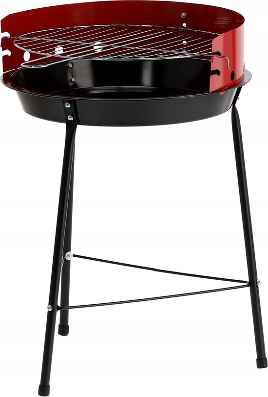 Rechte ronde houtskoolgrill, 41x33.5x46.5cm van Merkloos — afbeelding 5
