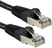 47176 Câble réseau Lindy 0, 5 m Cat6 S/ FTP (S-StP) Zwart