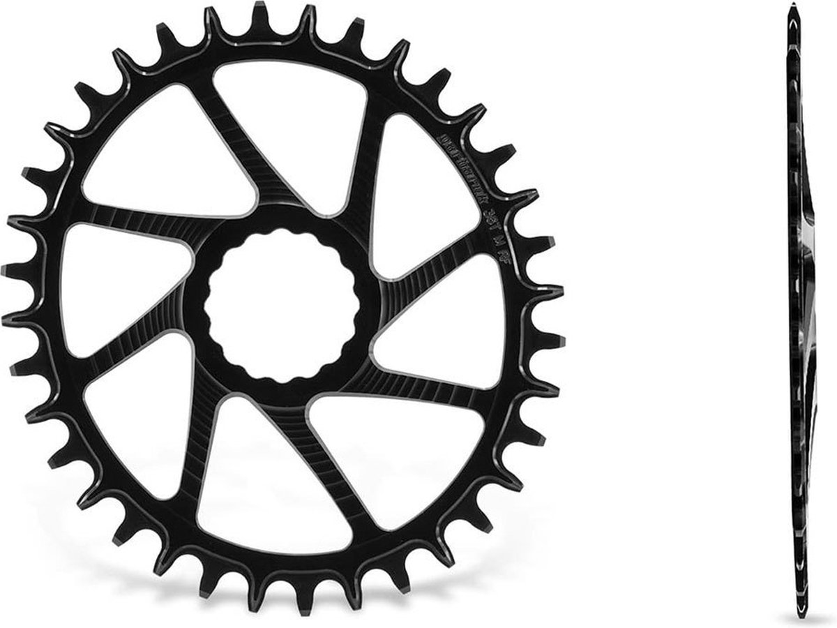 Garbaruk Race Face Cinch Ovaal Kettingblad Zilver 34t