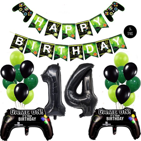 OFFCUP Heliumballonnen, 105 cm cijferballonnen 13 cm, folieballonnen, verjaardagsballon, grote getallen, ballonnen voor verjaardag, bruiloft, feest, decoraties, feestbenodigdheden (verloop