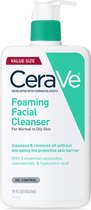 CeraVe Foaming Facial Cleanser for Normal to Oily Skin Gel nettoyant - peau normale à grasse - 562ml