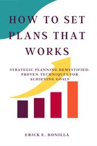 How to set plans that works