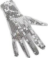Michael Jackson handschoenen zilveren pailletten