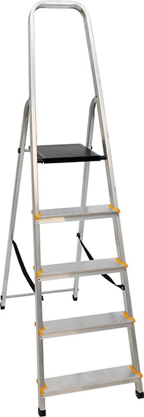 Foto: Trapladder aluminium 5 treden easy step