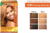 Creme of Nature honey blonde C41- Creme of Nature Liquid Permanent Hair - honing blonde voor alle haartypen- pruiken , extension en waves.