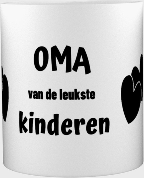 Oma jij bent de liefste cadeau mok / beker wit - cadeau verjaardag | Fun en Feest