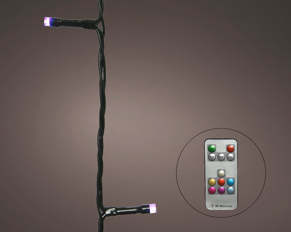 Slimme kerstboomverlichting LED met afstandbediening RGB-W - 19,9m - 200 lampjes