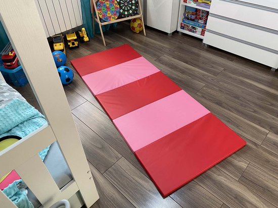 PLUFSIG -Tapis de gym pliable rouge-rose, 78x185 cm IKEA | bol