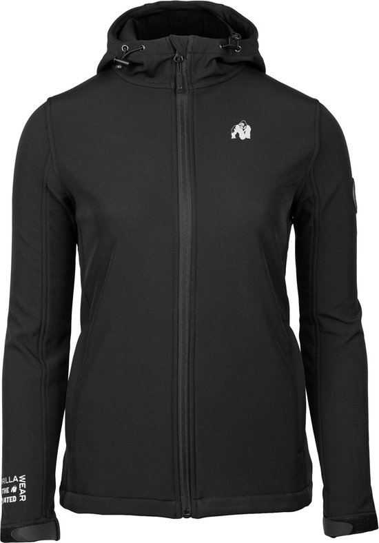 Gorilla Wear Mina Softshell Jas - Zwart - L