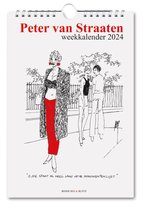 Bekking & Blitz - Weeknotitiekalender 2024 - Peter van Straaten weekkalender 2024 - Wandkalender - 17 x 25 cm - Museumkalender - Rijk geïllustreerd - Voorzien van weeknummers