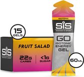 Science in Sport - SiS Go Isotonic Energygel - Gel Énergie - Isotone Sportgel - Arôme Salade de Fruits - 15 x 60 ml