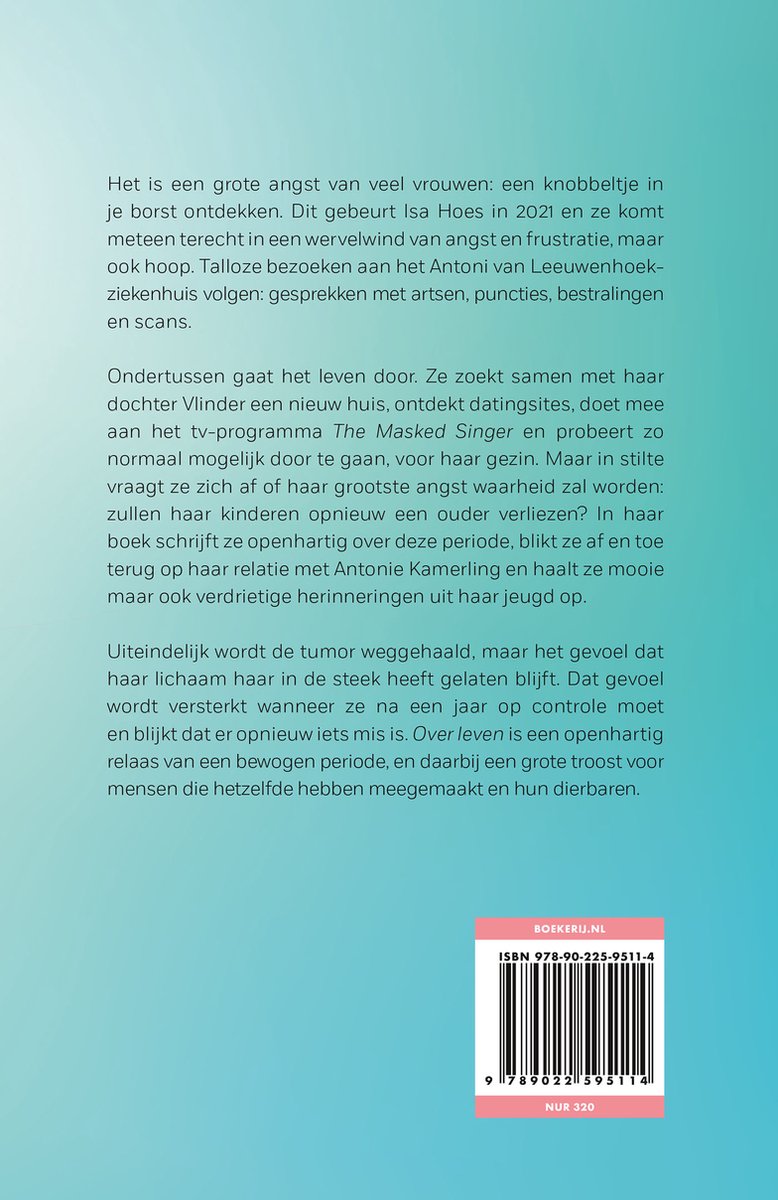 Over leven - back cover