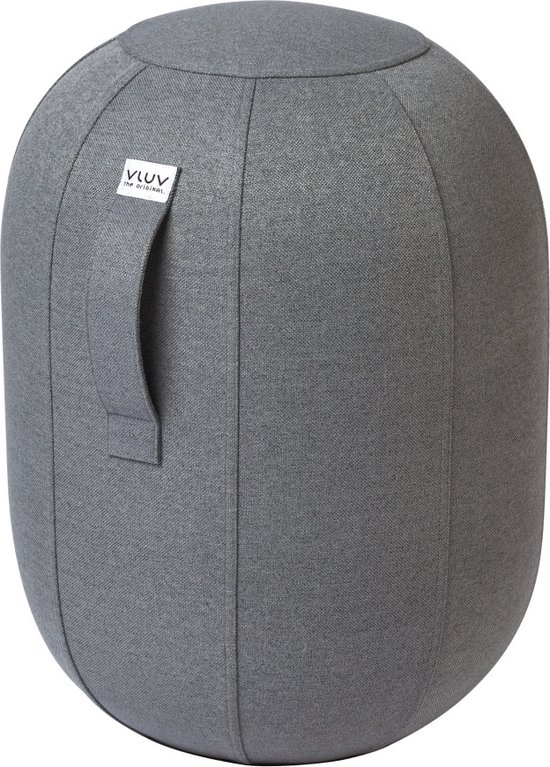 Tabouret De Bureau Ergonomique VLUV KAPSUL STOV - Siège Dynamique En Tissu Lavable - Avec Poignée Et Anti-Roulis - 7