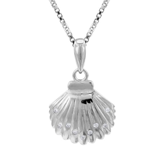 Collier Pendentif Argent Et Coquillage – Occasion – Bijou Naturel Et Marin