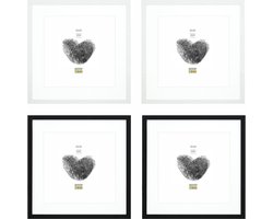 Deknudt Frames fotowand S66KMP 5 - 4 fotokaders - foto 20x20/30x30 cm