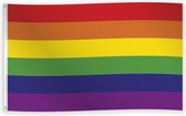 Regenboog - Pride - Vlag 90 x 150cm