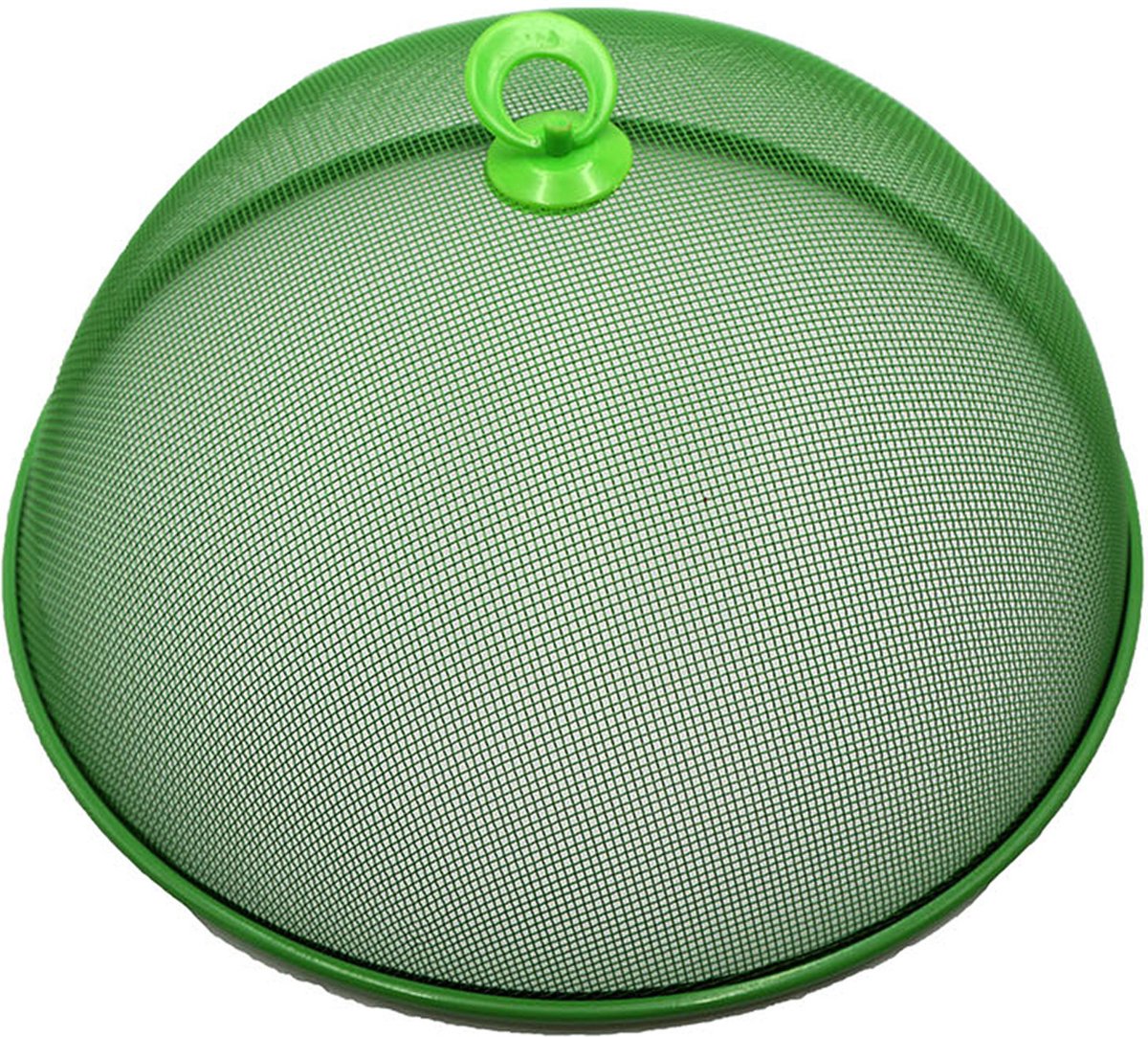 Haushaltshelden Vliegenkap/voedselkap - groen - metaal - D35 x H16 cm - Ongedierte bescherming