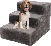 MaxxPet Dog escaliers pour grands et petits chiens - Pour lit et canapé - La plate-forme d'atterrissage se connecte de manière transparente - Passerelle pour chien pliable - 45x60x40 cm - Zwart