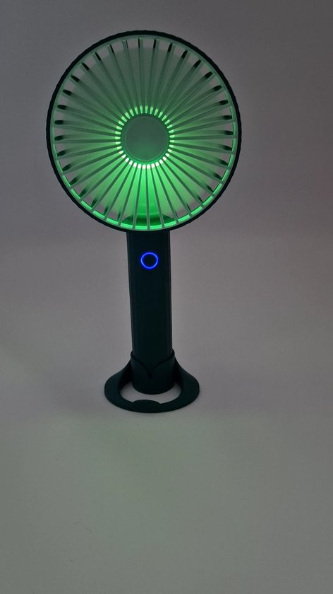 Ventilateur à main - ventilateur de poche - 3 vitesses - rechargeable -  avec lumières | bol
