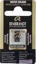 Rembrandt water colour napje Interference White (843)